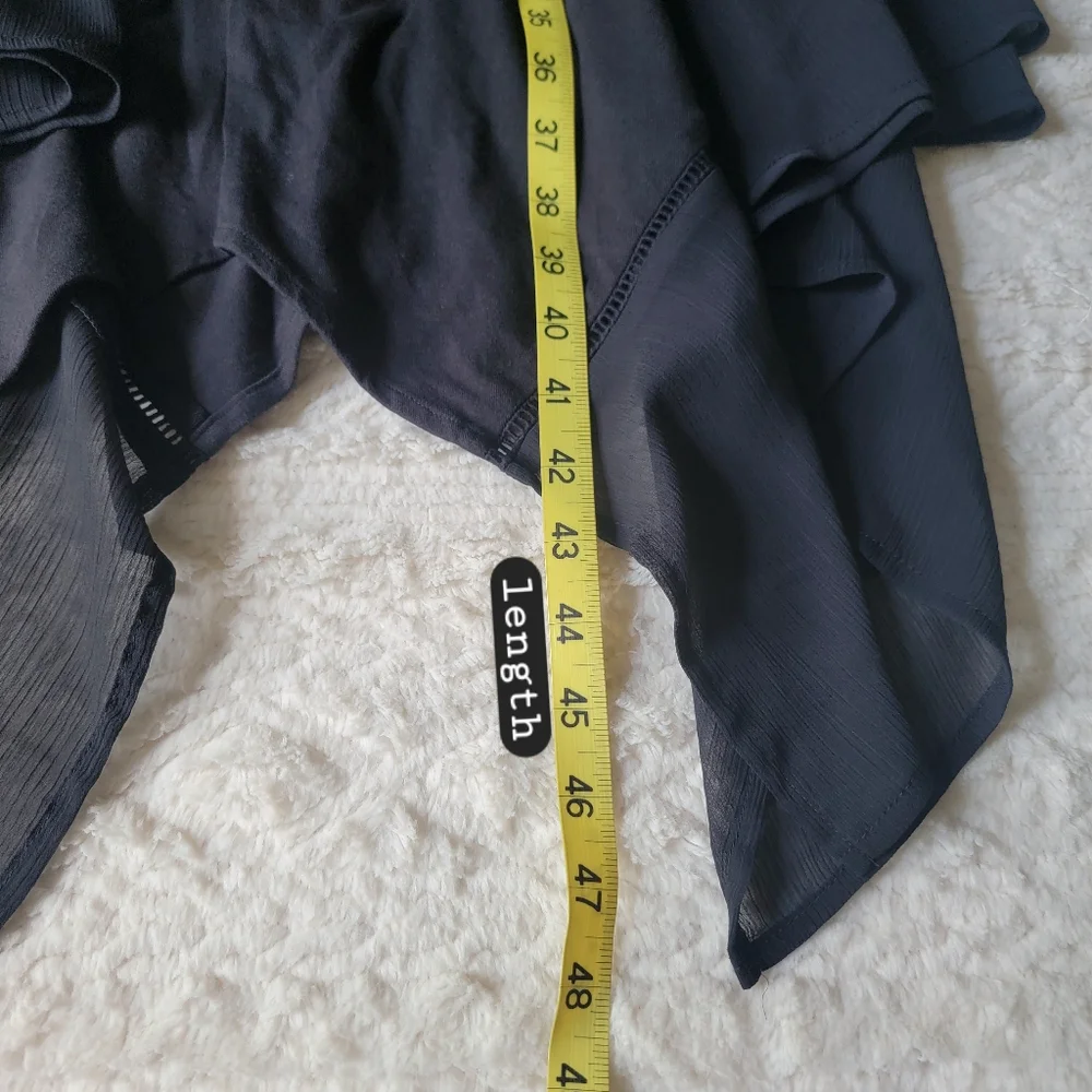 Tommy Bahama Black Scarf Midi Vacation Casual Dress Swim Cover-Up Resort‎ Wear - Picture 12 of 12